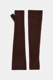Dorothee Schumacher Gloves Fluffy Statement Choco