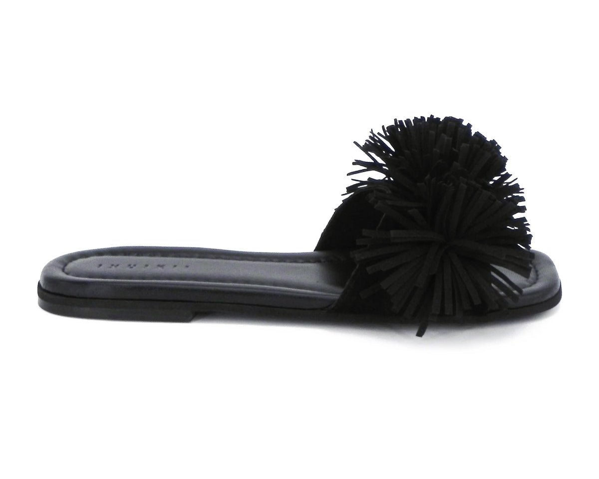 Inuikii Fringes Flower Black