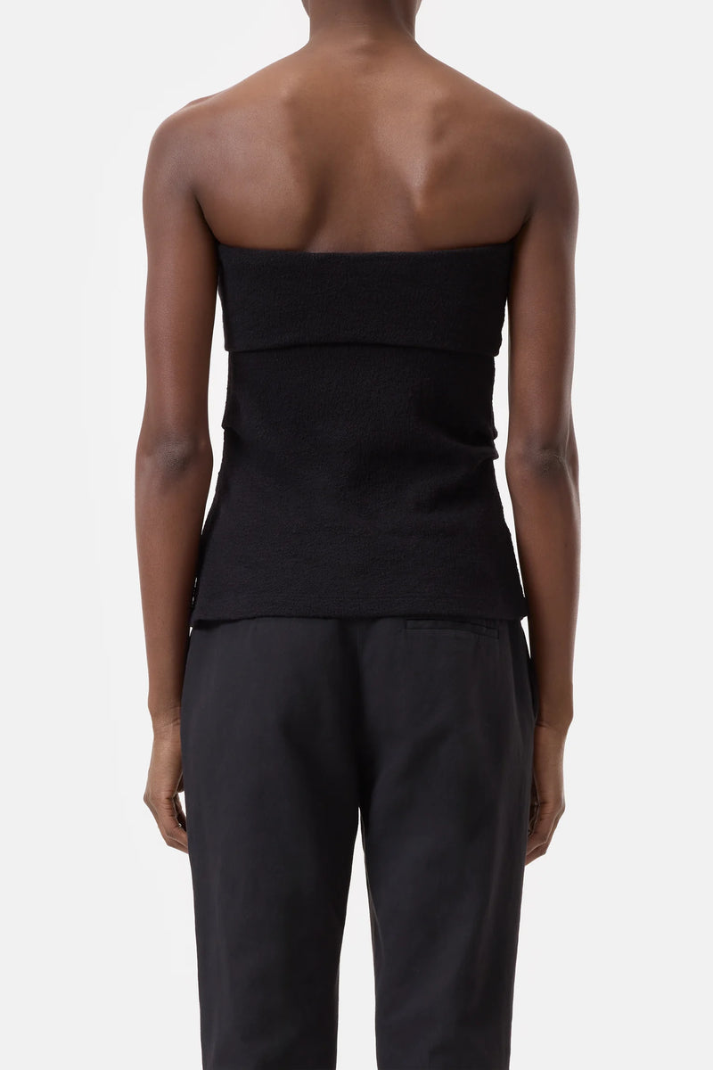 Closed Top Bandeau Black