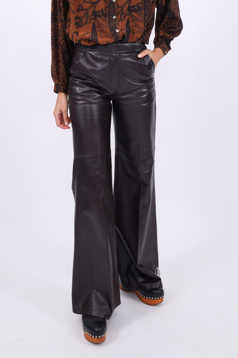 Dorothee Schumacher Lederhose Sleek Statement