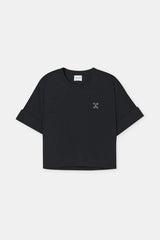 Closed Cropped T-Shirt Black