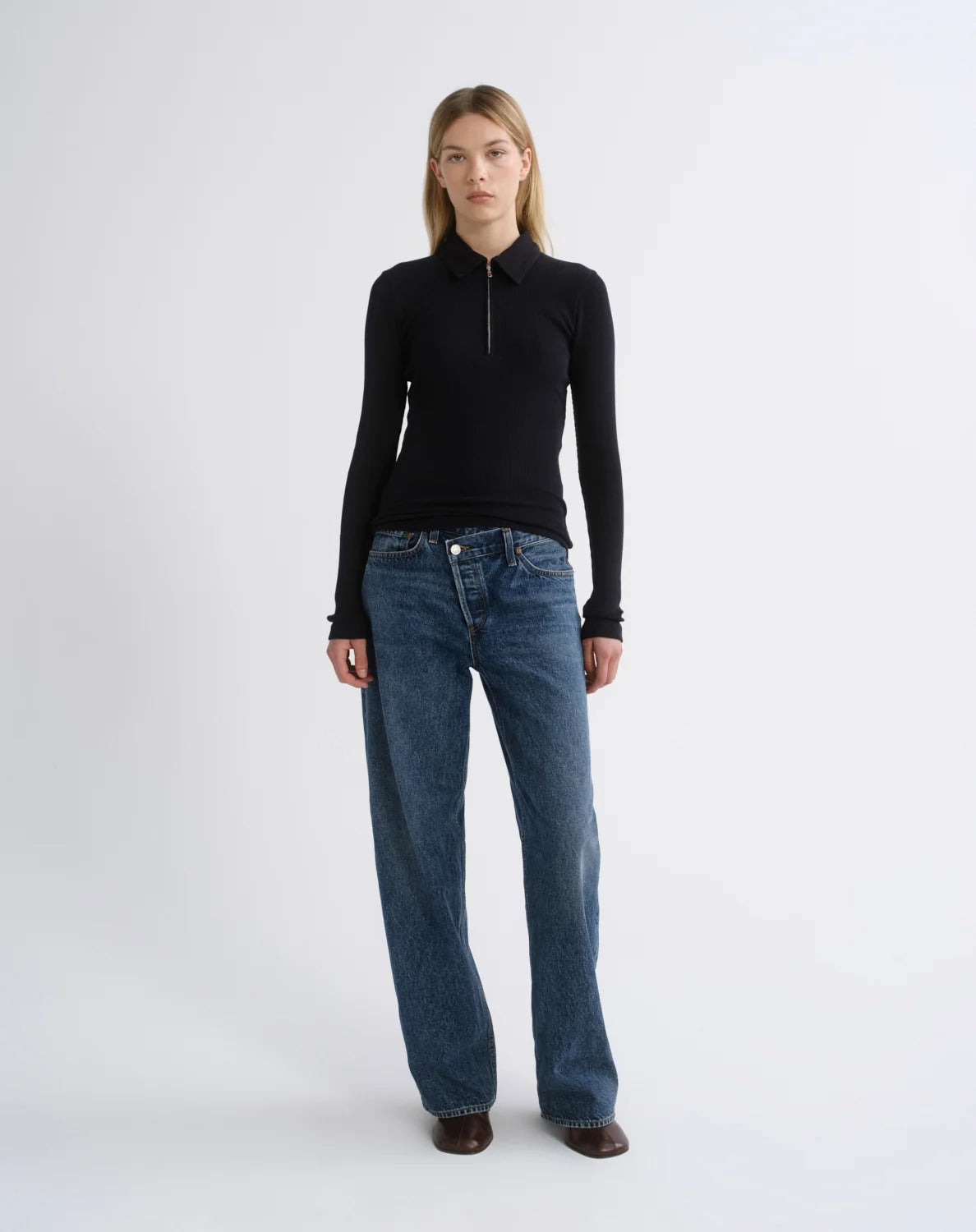 Agolde Poloshirt Amica Obscura