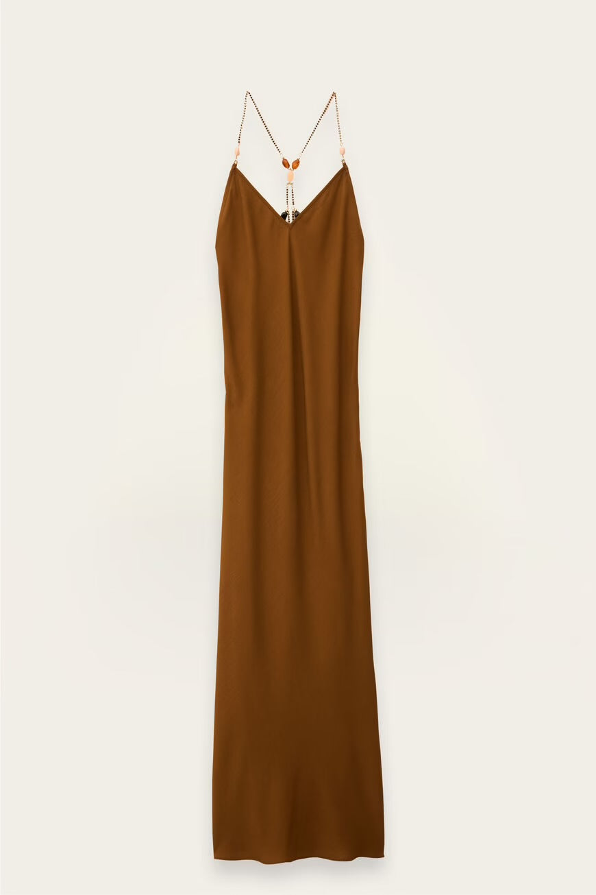 Ba&sh Hany Marron Dress