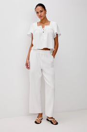 Rails Hose Leon Crop White