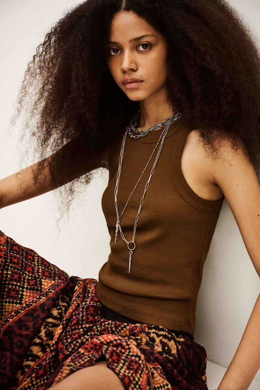 Ba&sh Top Cynda Bronze