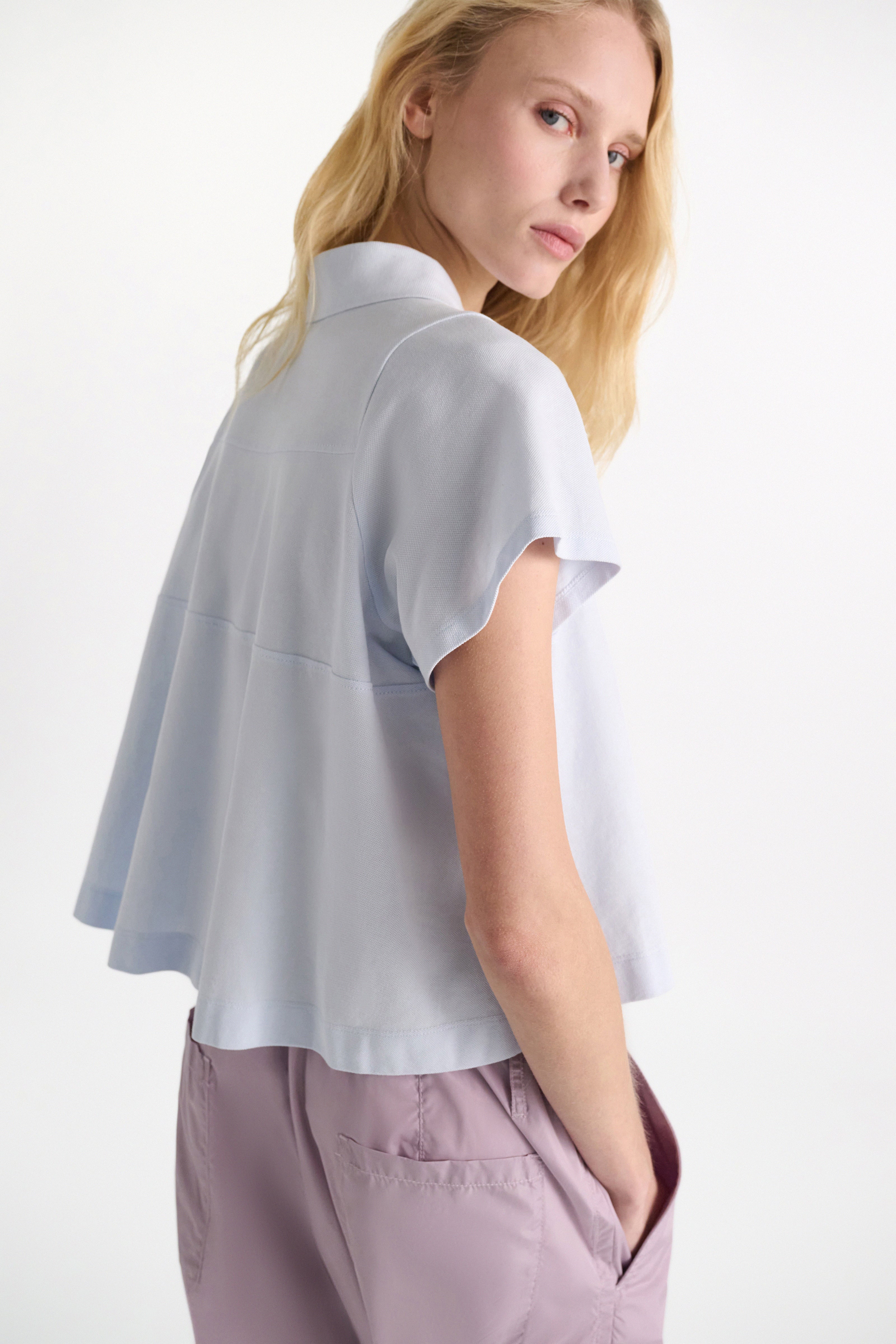 Dorothee Schumacher Polo Sporty Romance Skyblue