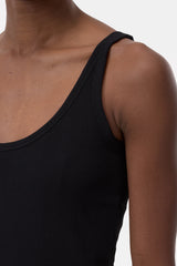 Closed Strap Tank Black