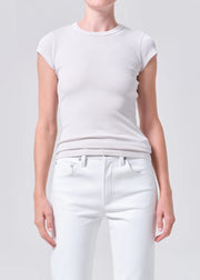 Agolde Tee Edison Bone
