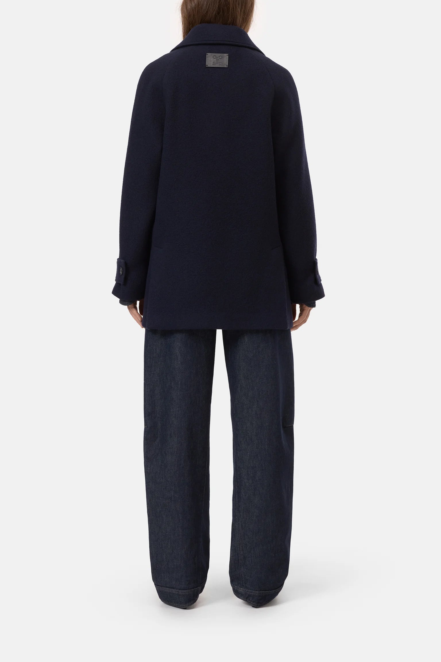 Closed Coat Caban Dark Knight