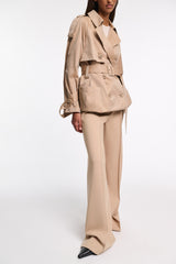 Dorothee Schumacher Mantel Luxury Layer Trench