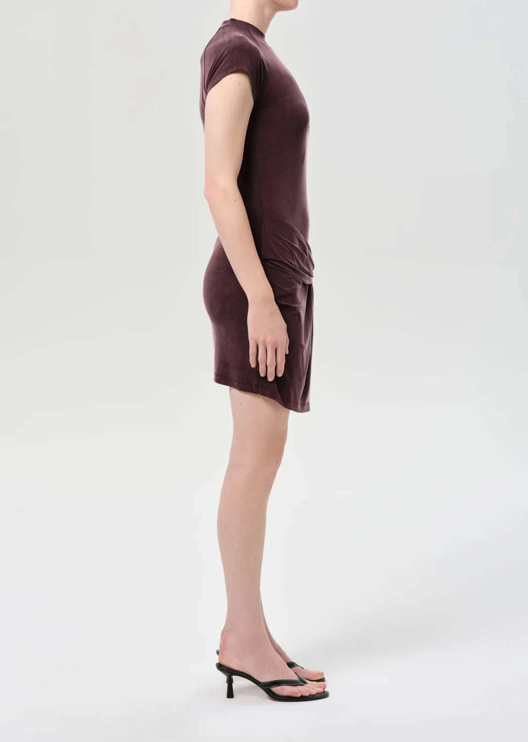Agolde Kleid Kerri Plum