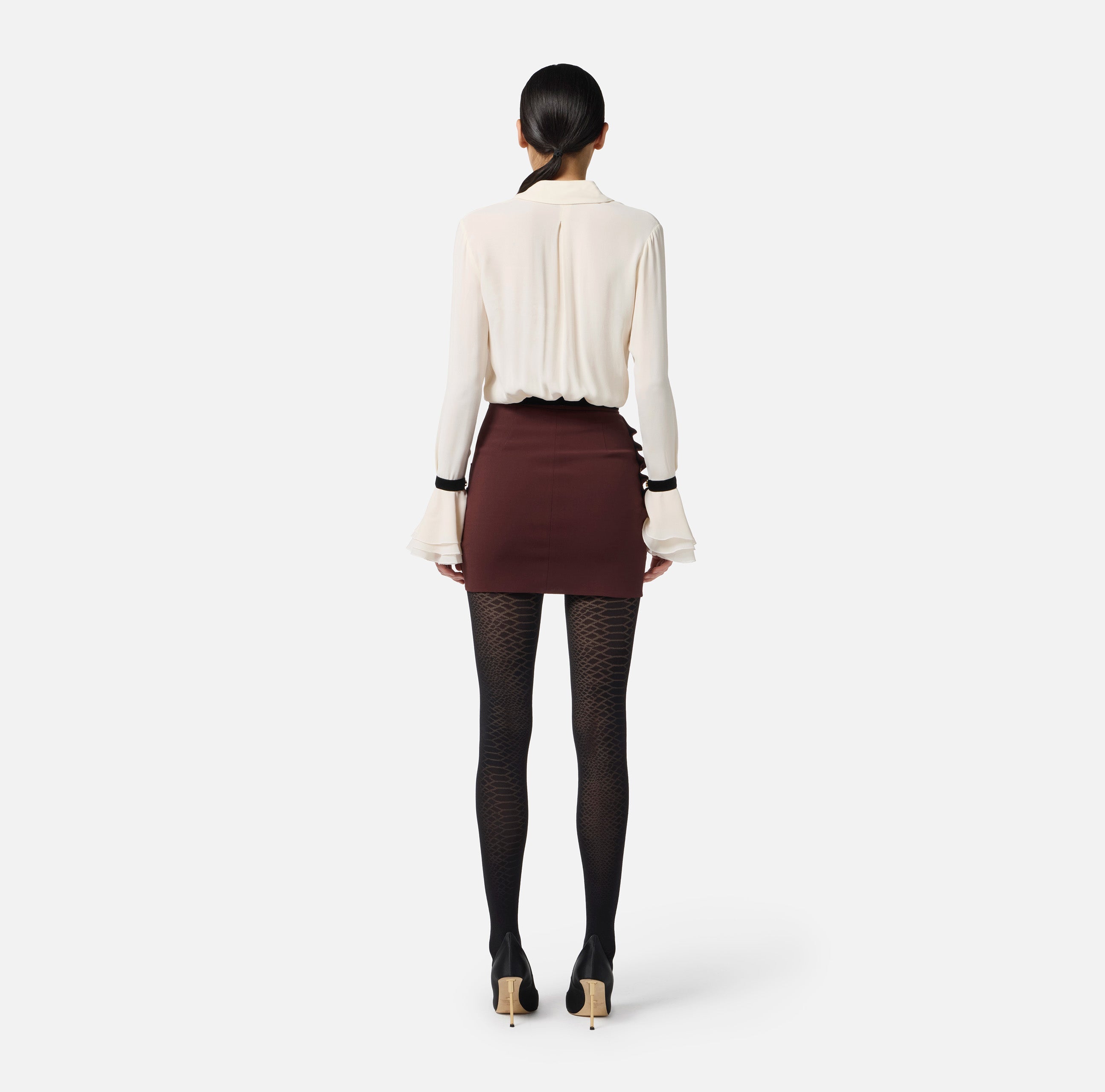 Elisabetta Franchi Bluse Georgette