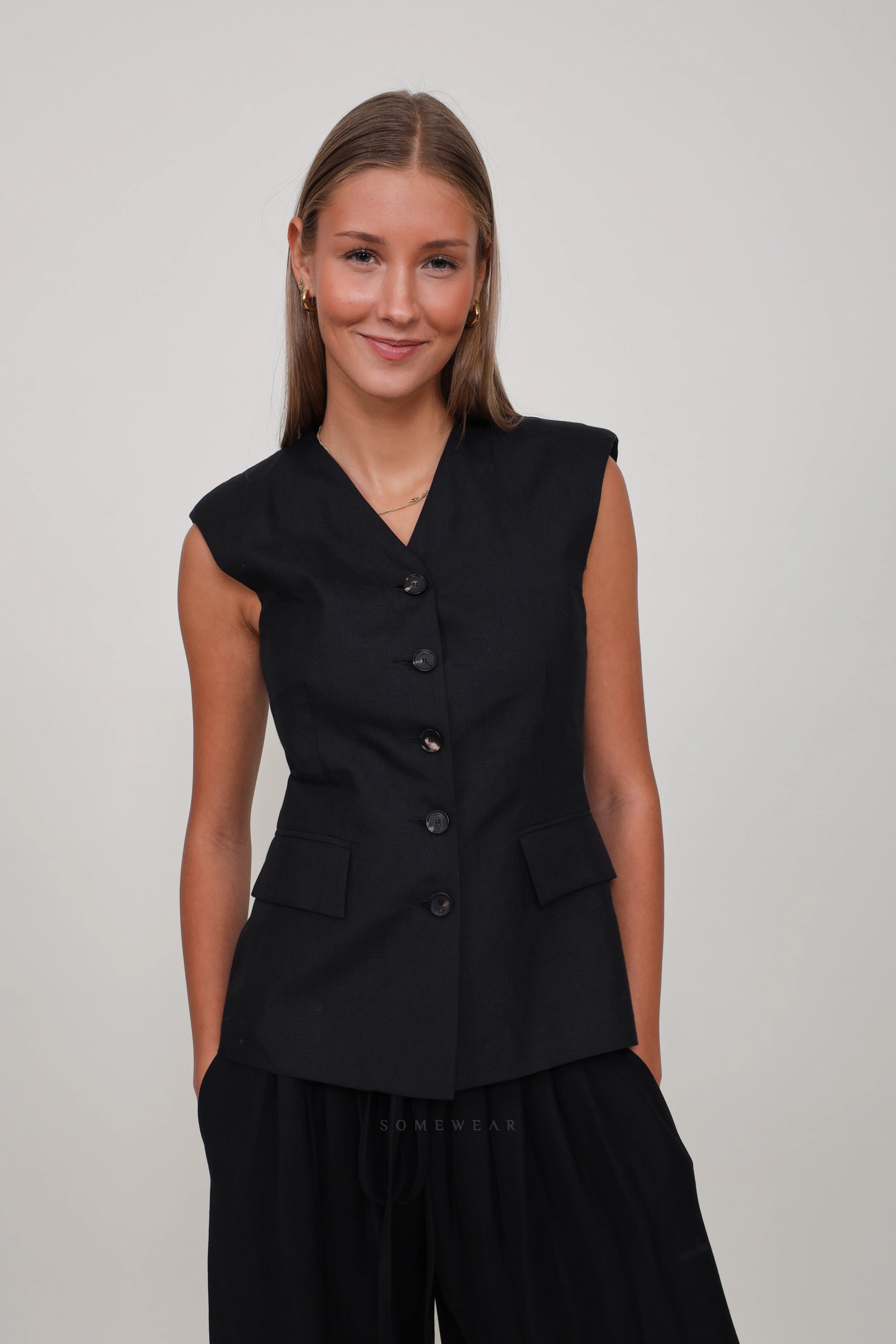 Liviana Conti Vest Black