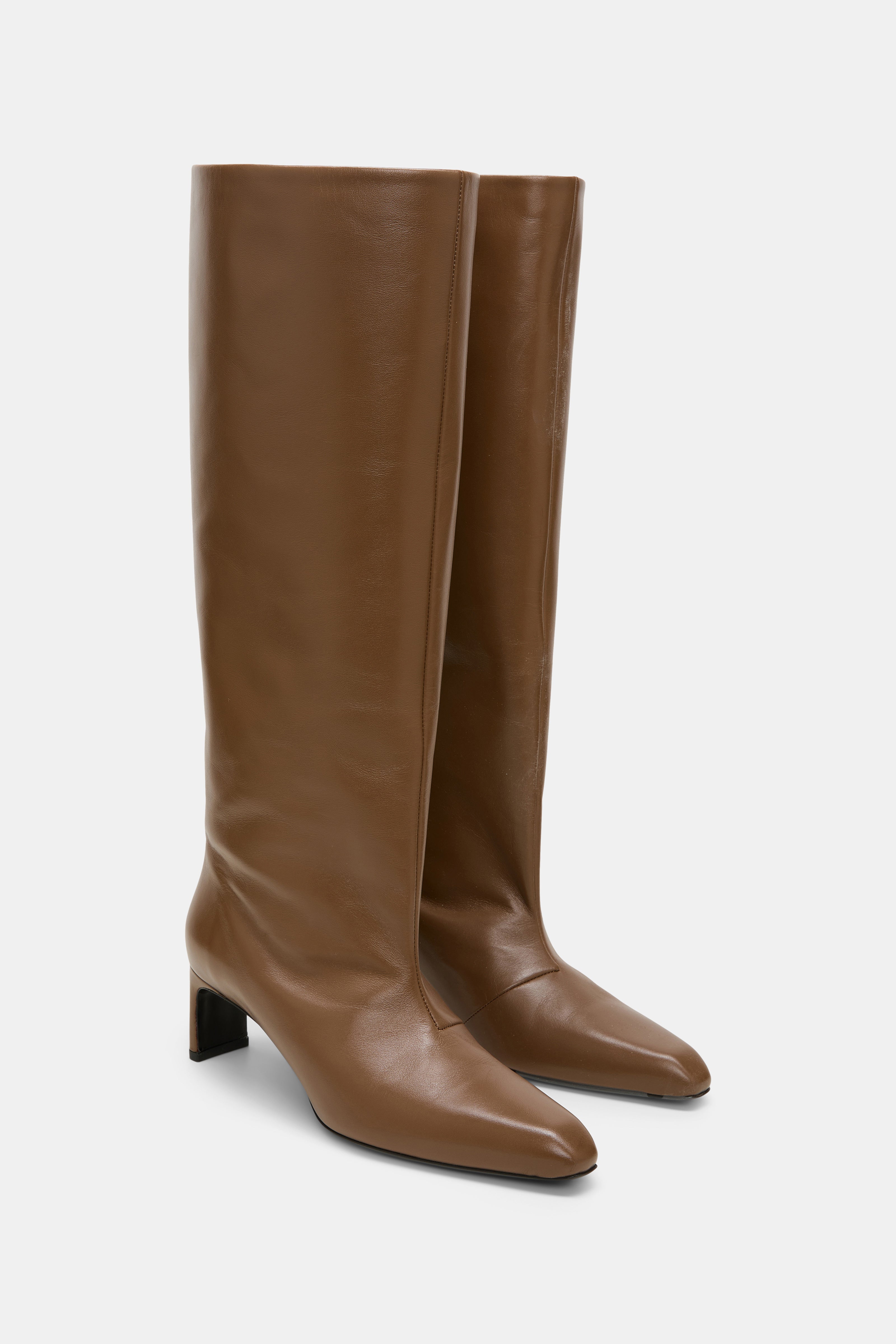 Dorothee Schumacher Boots Edgy Luxury Porcini
