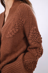 Cashette Cardigan Kaia Chestnut