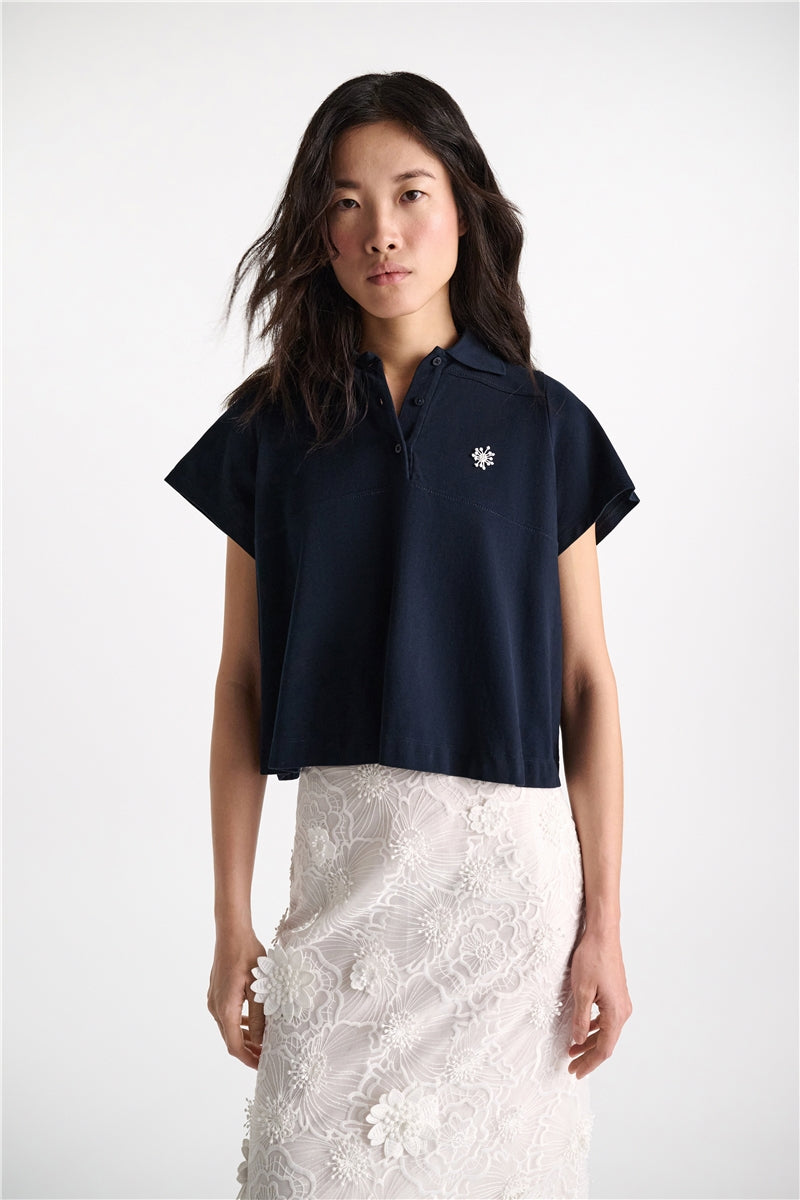 Dorothee Schumacher Polo Sporty Romance Navy