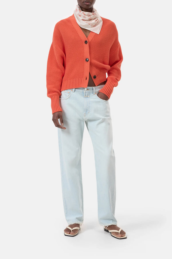 Closed Cardigan Washed Red