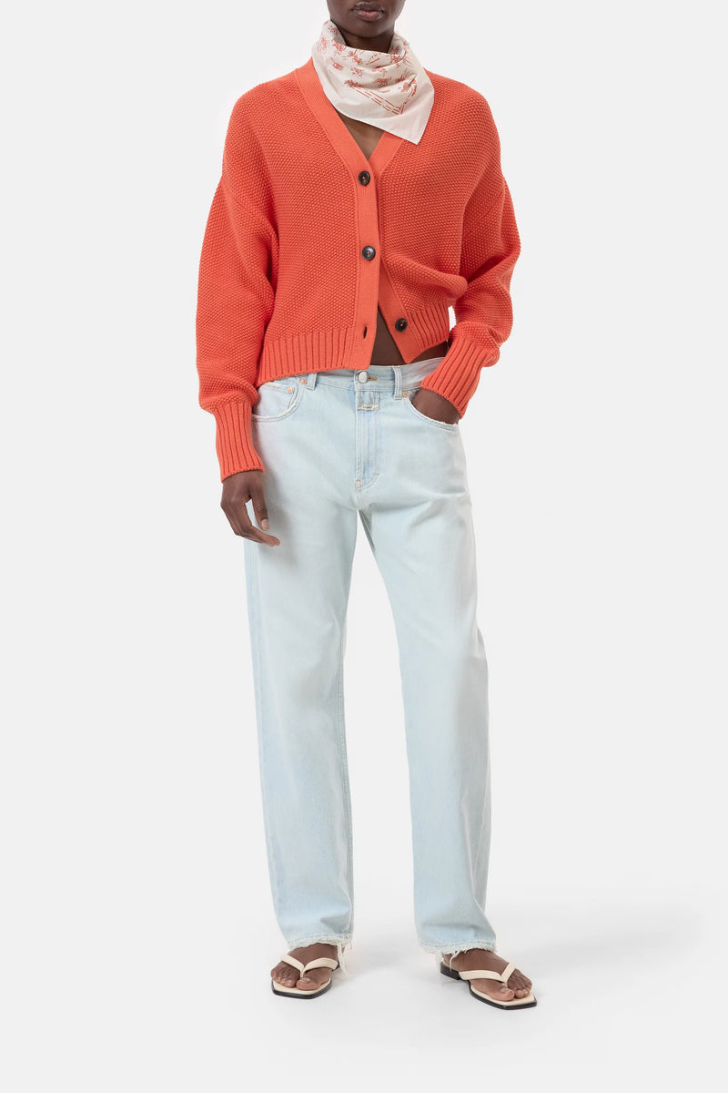 Closed Cardigan Washed Red