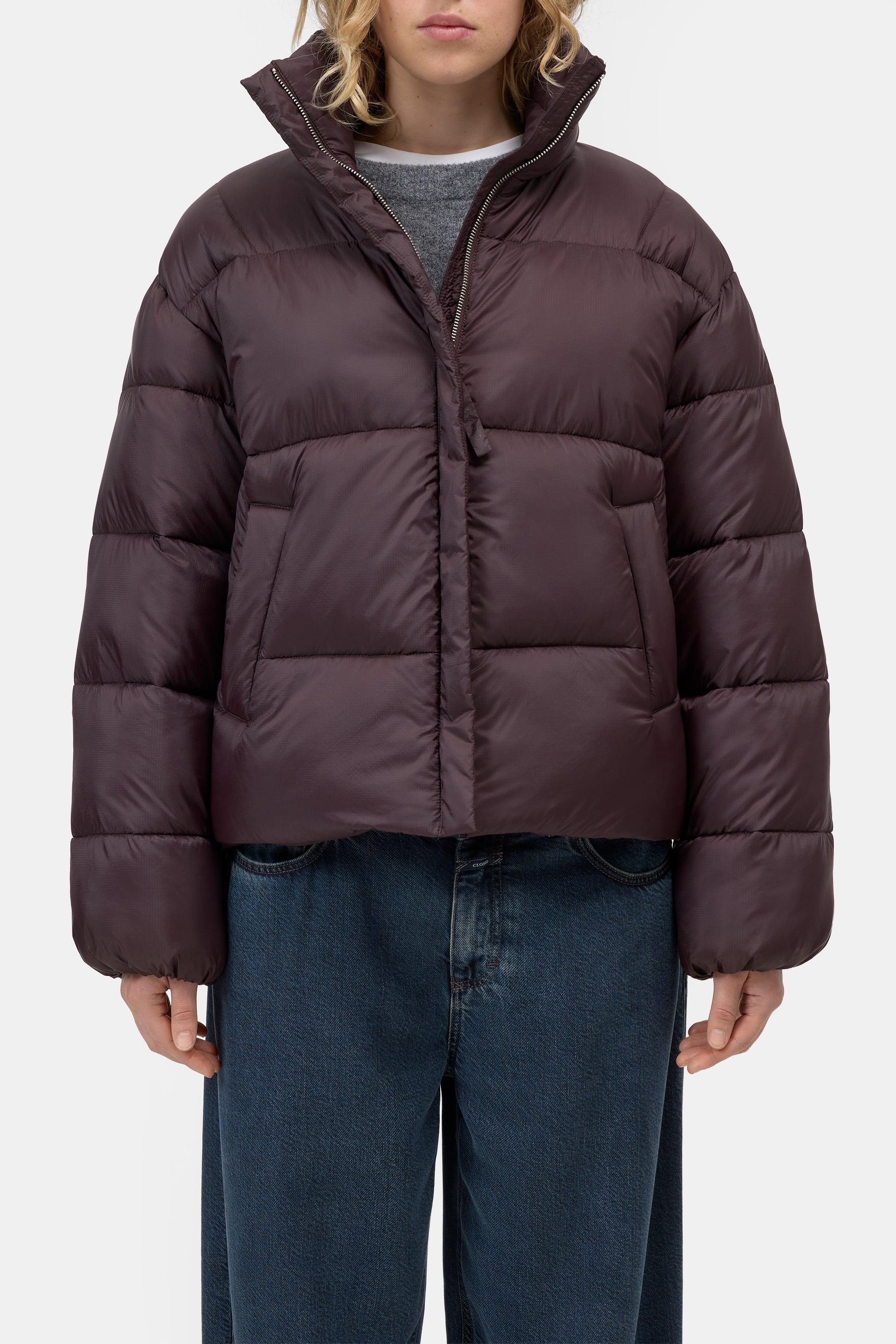 Closed Jacke Puffer Cinder