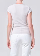 Agolde Tee Edison Bone