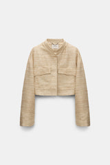 Dorothee Schumacher jacket shiny coolness