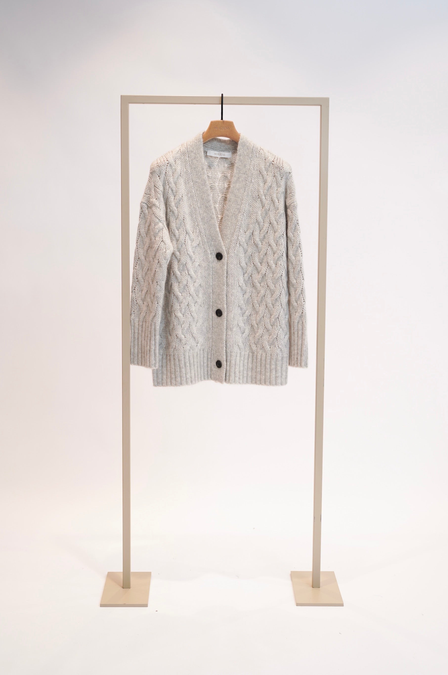 Herzens Cardigan Britta Limestone