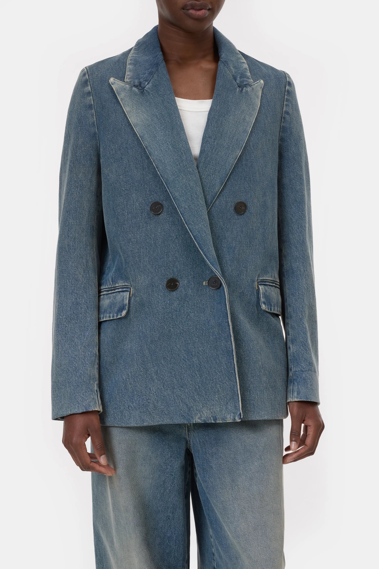Denim blazer