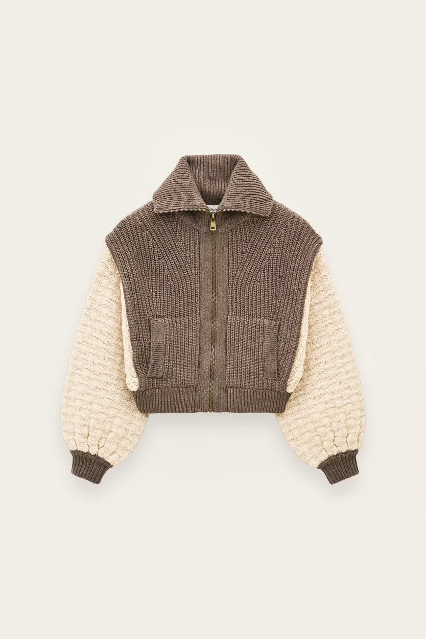 Ba&sh Strickjacke Essen Brown