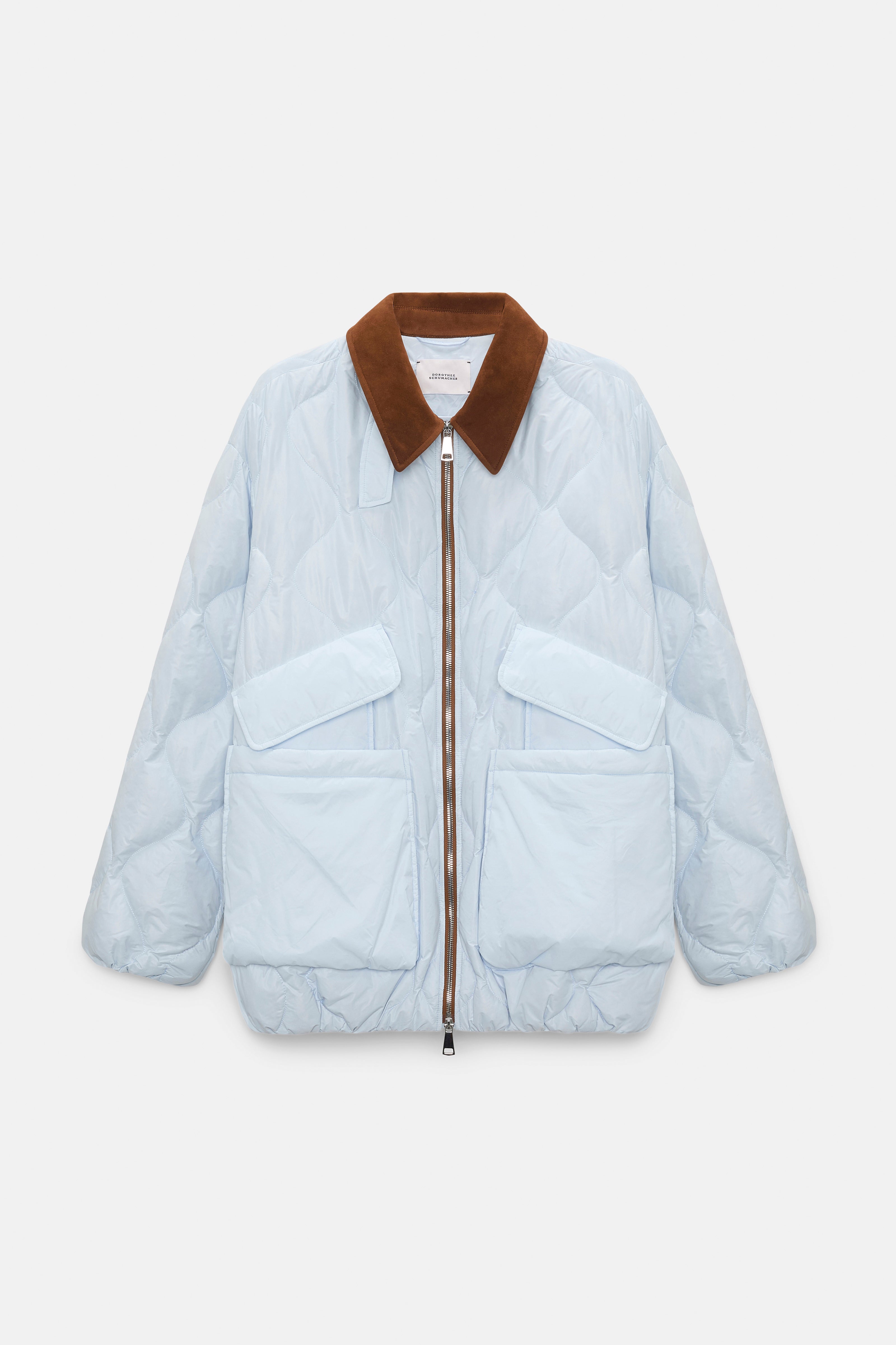 Dorothee Schumacher Jacket Cozy Coolness Ice