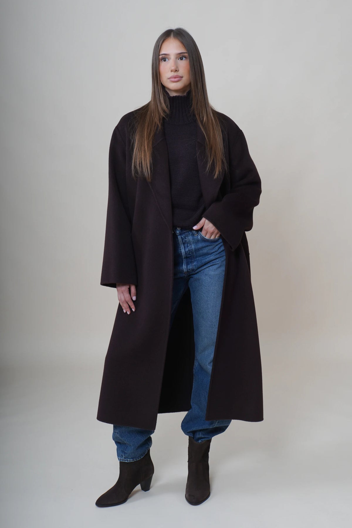 Manteau Anfiny Carlotta Chocolate
