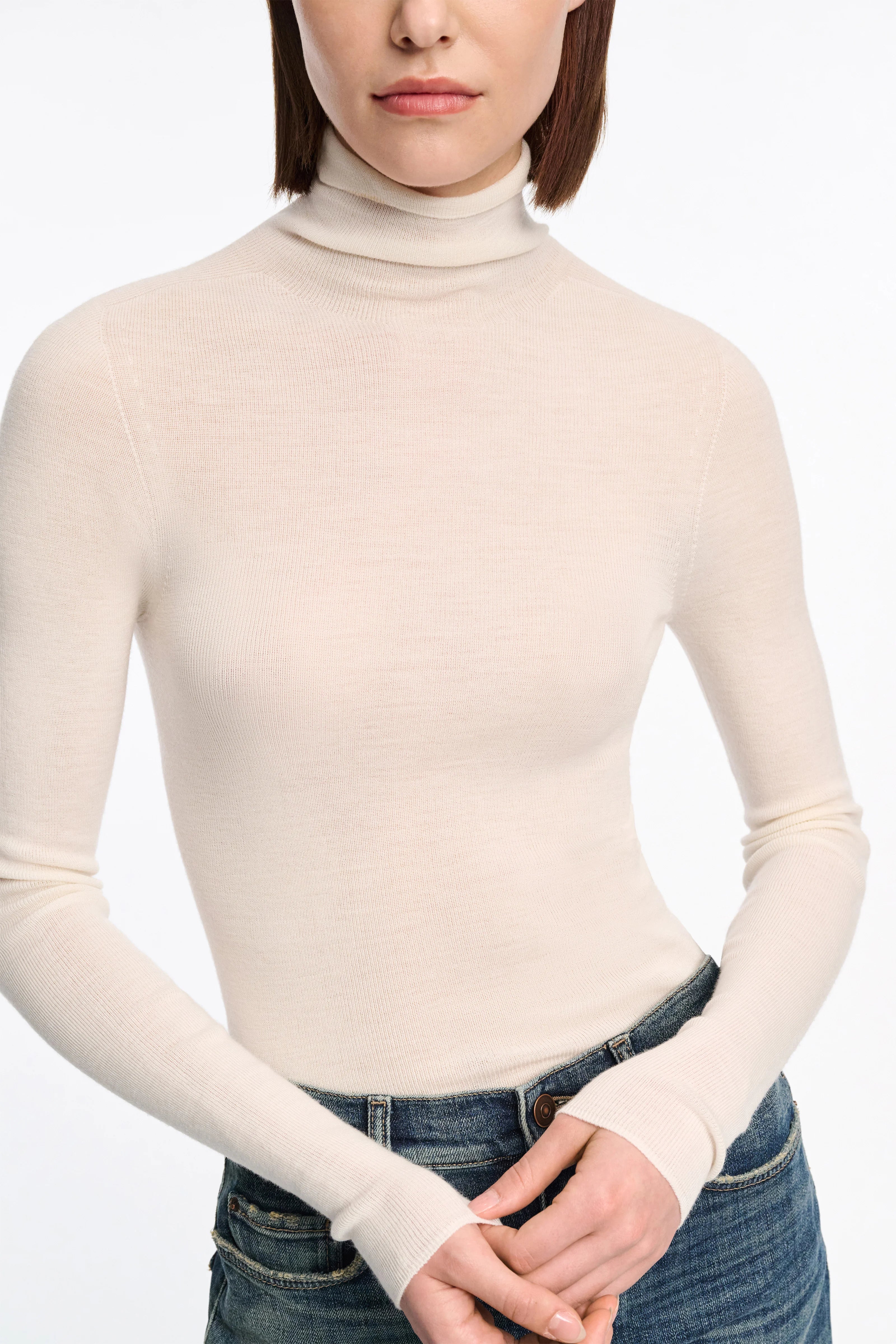 Dorothee Schumacher Pullover Urban Merino White