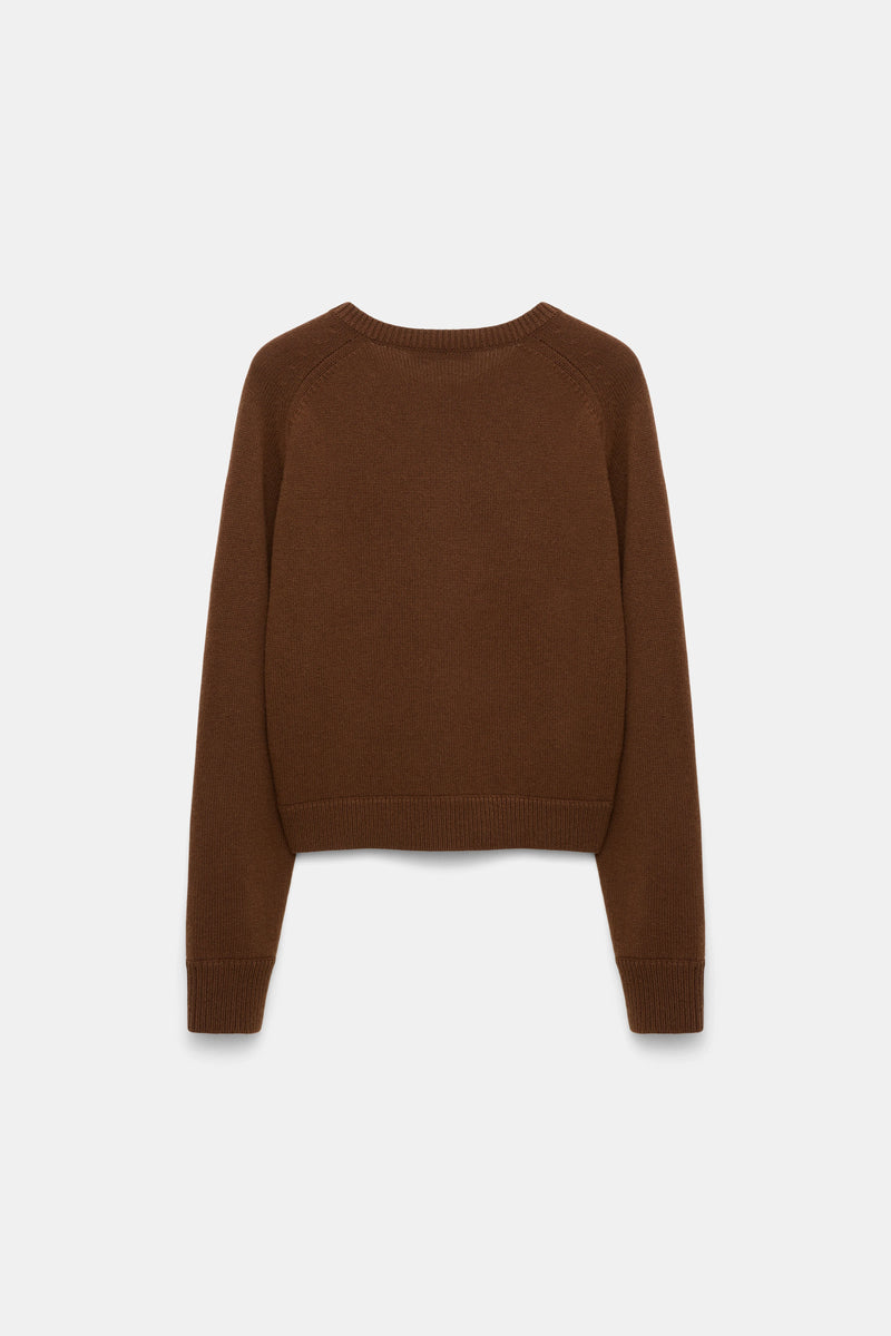 Dorothee Schumacher Cardigan Elegant Statement Coffee