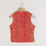 Friendly Hunting Vest Reversible Cheetah Rouge
