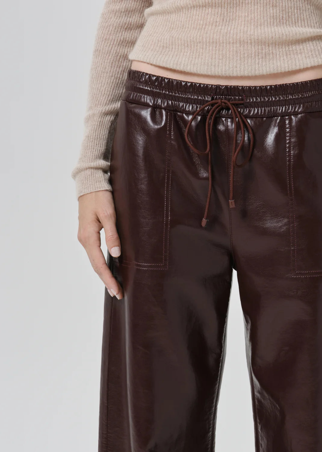 Citizens of Humanity Lederhose Burgundy