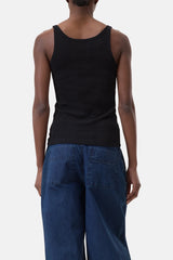 Closed Strap Tank Black