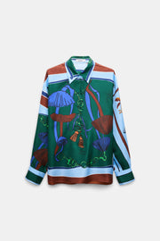 Dorothee Schumacher Bluse Cosmic Funghi Sea