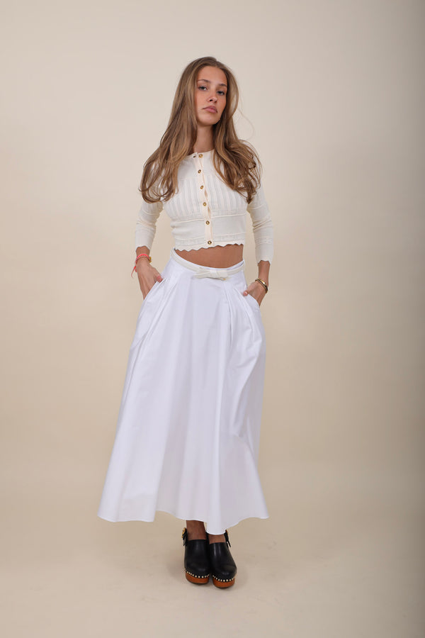 Elisabetta Franchi Rock mit Gürtel