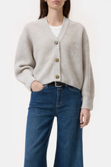 Closed cardigan beige