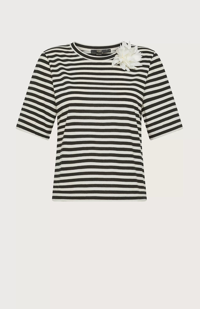 Seventy Shirt Striped Black