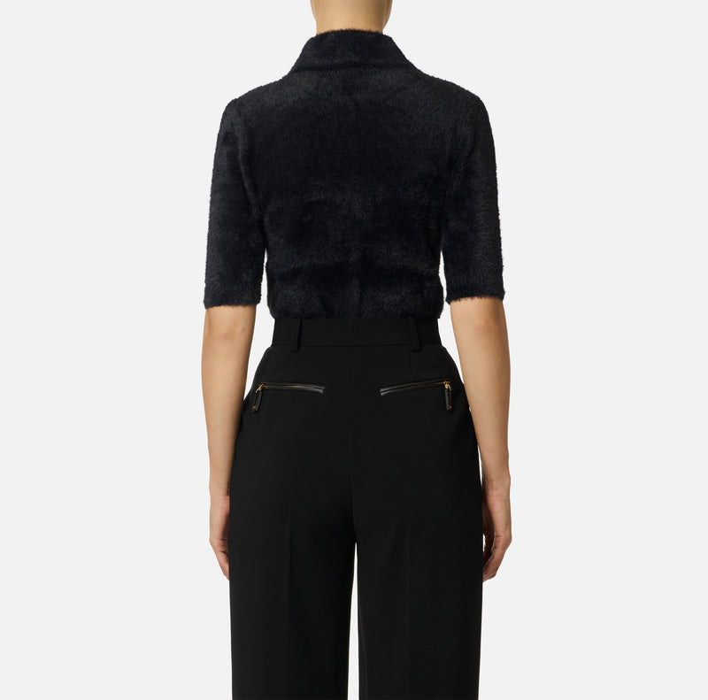Elisabetta Franchi Cardigan Knit Nero