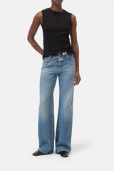 Closed Crewneck-Tank Black