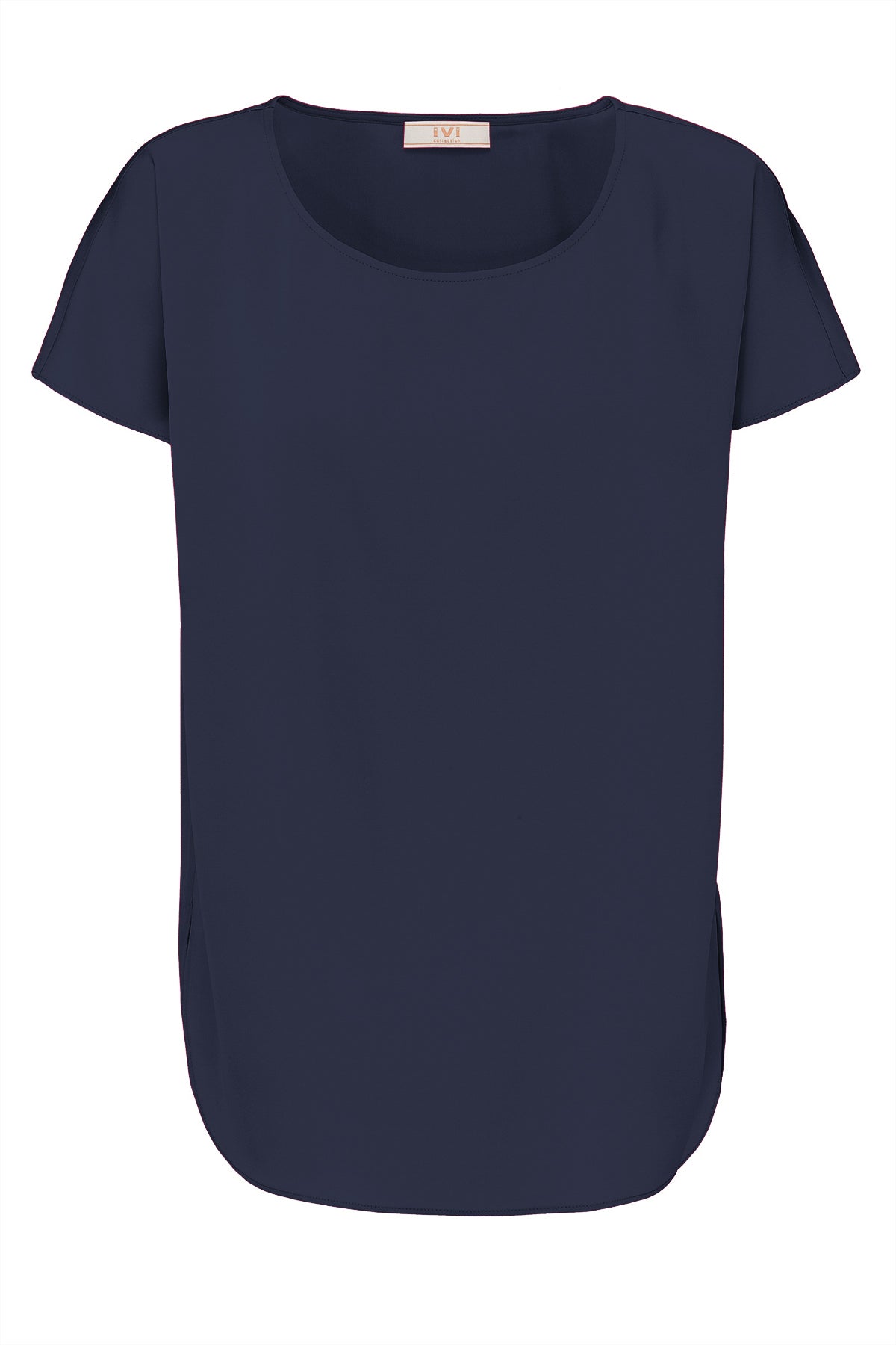IVI T-Shirt Solid Silk Midnight