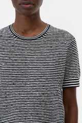 Closed Crew Neck striped