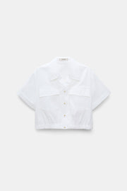 Dorothee Schumacher Bluse Poplin Power White