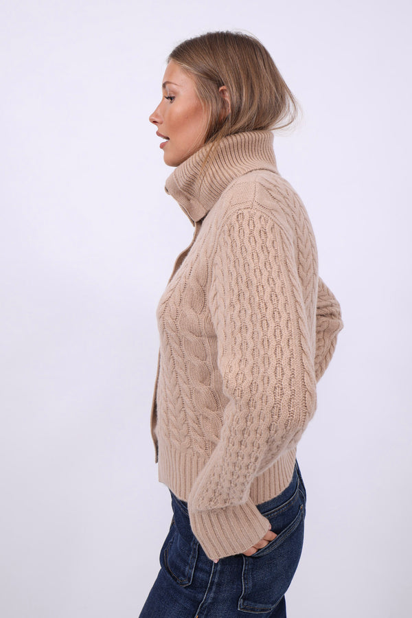 Cashmere Cardigan Lara Camel
