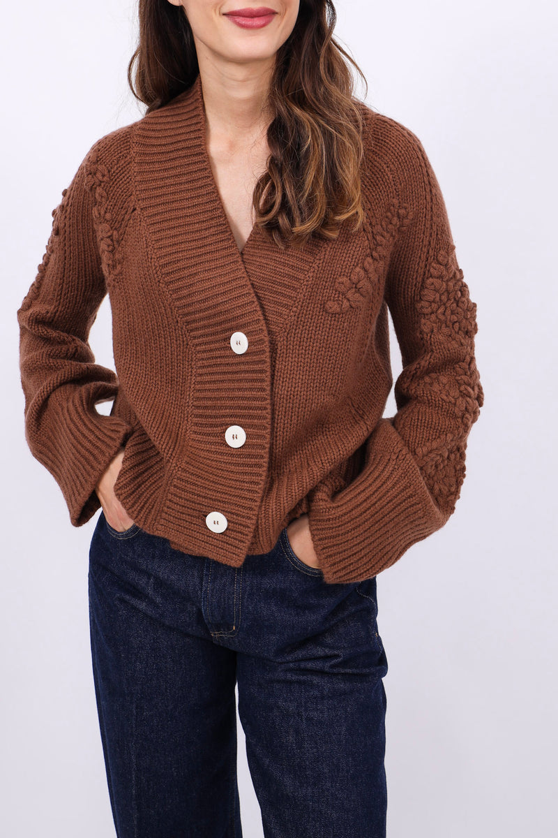 Cashette Cardigan Kaia Chestnut