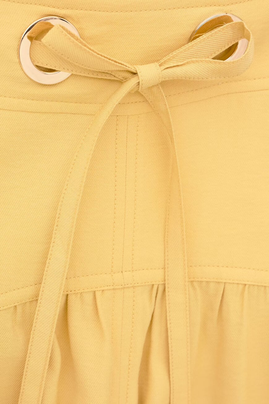 Ba&sh Donia Straw Skirt