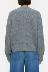 Closed cardigan grey
