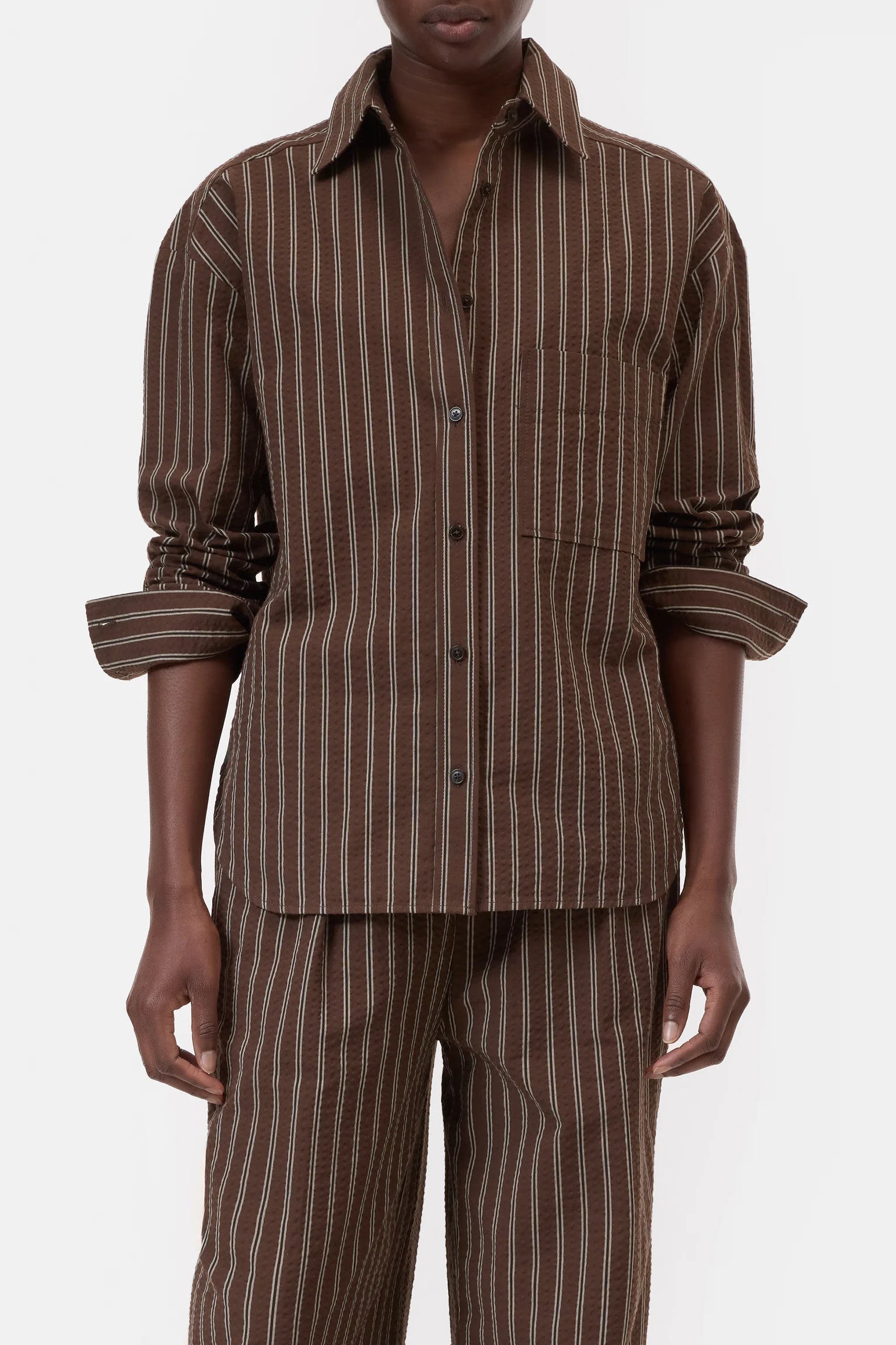 Closed Bluse Maple Stripe