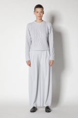 Sminfinity Pullover Aran Cable Ice
